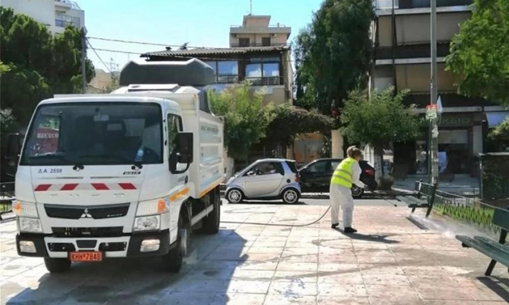 Δήμος Αθηναίων: Κυριακάκτικη επιχείρηση καθαρισμού στα Πατήσια